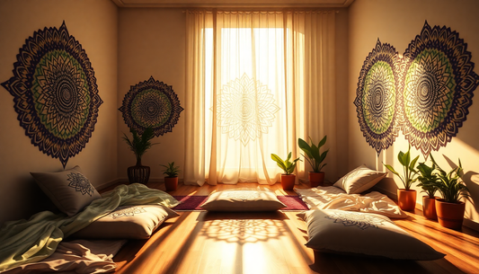 Elevate Your Space: Infusing Spiritual Serenity with Mandala Designs